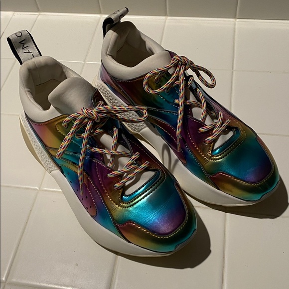 Stella McCartney Shoes - Stella McCarthy Metallic Eclypse Sneakers